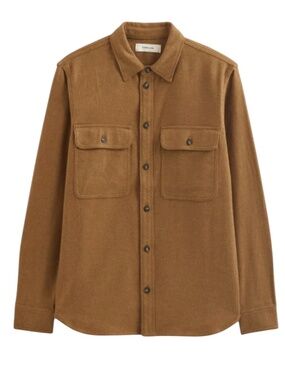 Everlane The Heavyweight Overshirt In Heathered Toffee Size Small Mens